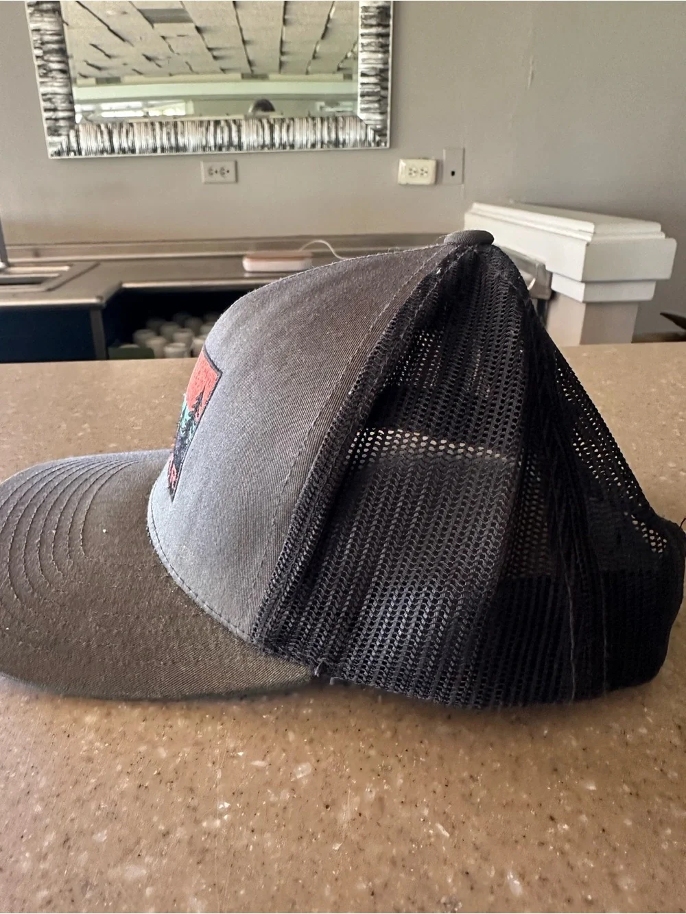 The Classic Black Hat with Wanter Patch